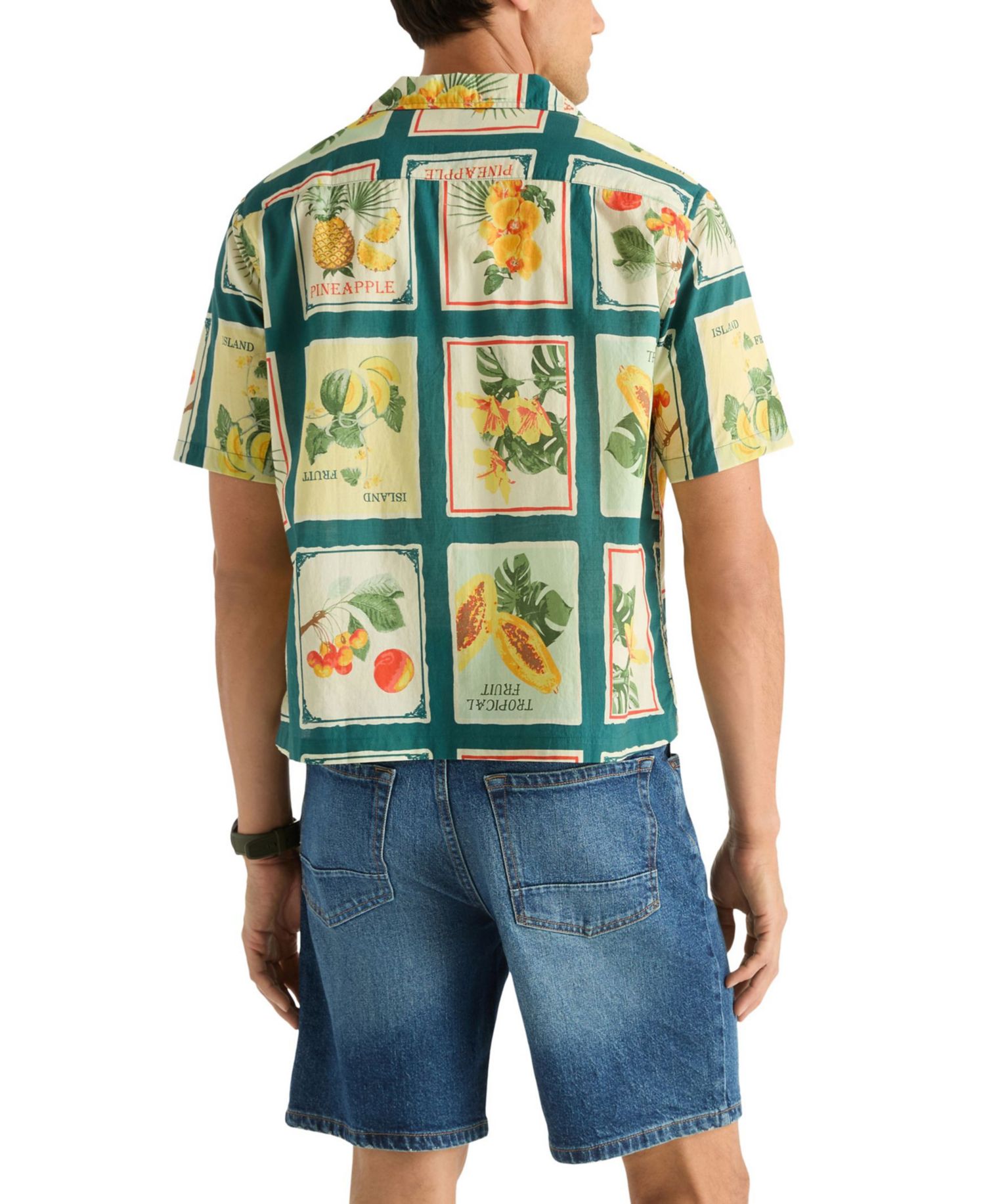 Men's Short-Sleeve Camp Collar Shirt