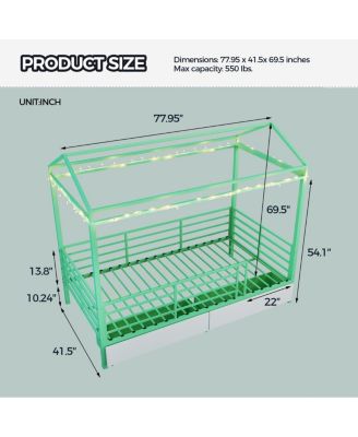 House Floor Bed Frame for Kids