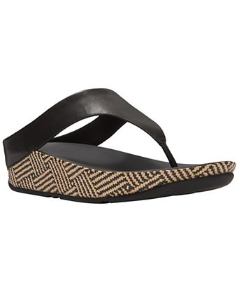 Women's Lulu Lux Graphic-Weave Wedge Heel Sandals