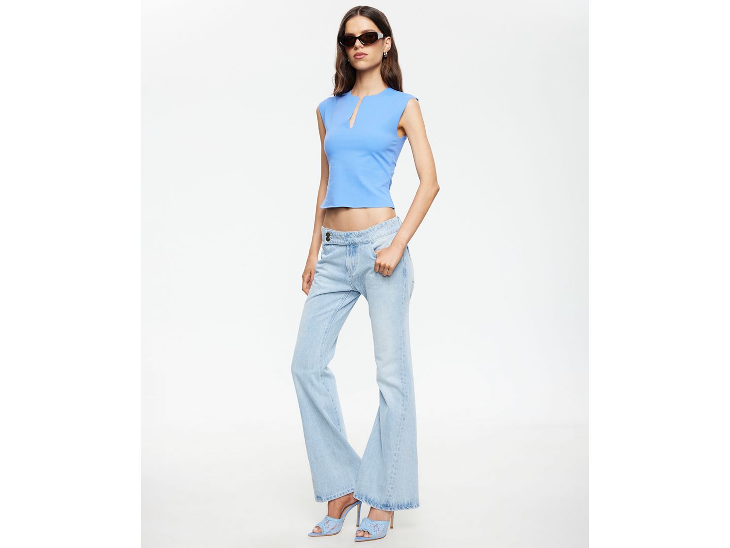 Женский топ Lioness Tribeca Sleeveless Cropped, цвет: Persian Jewel — фото 5