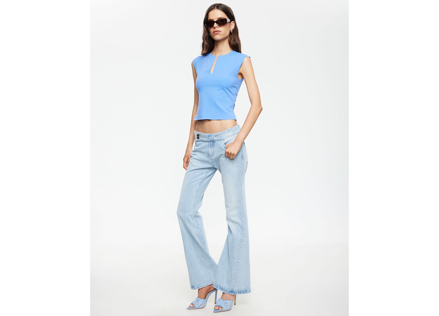 Women's Tribeca Sleeveless Cropped Top