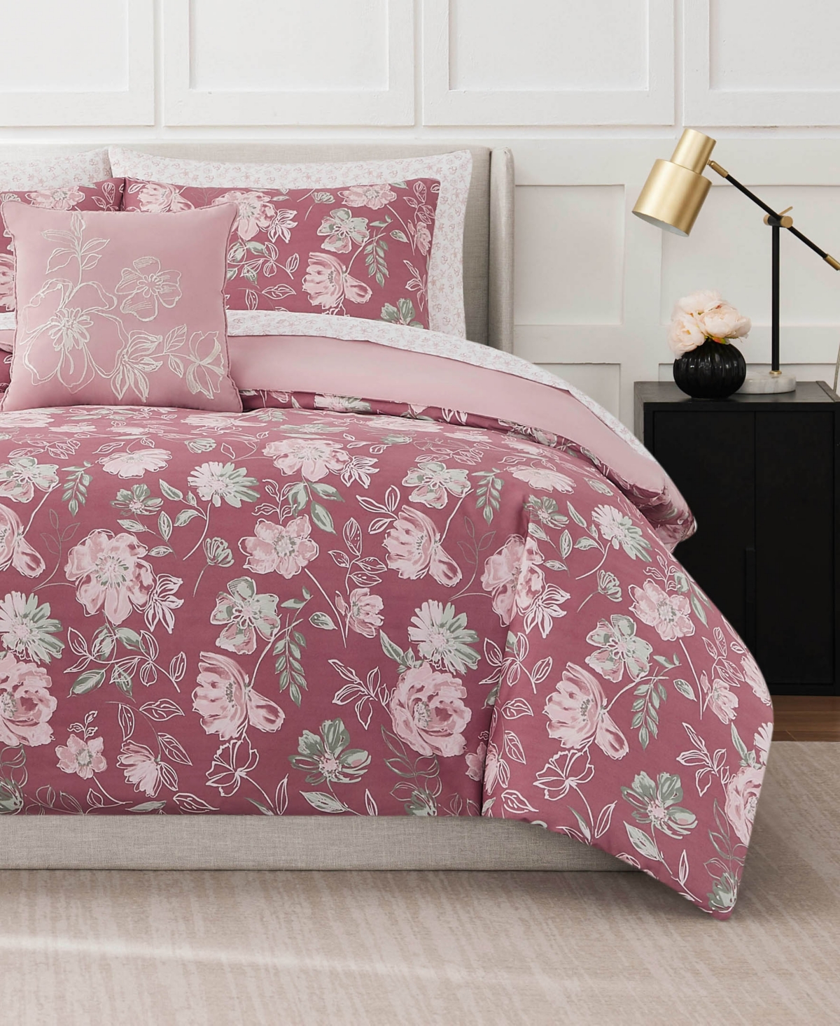 Nine West Shilo Floral Bed in a Bag 8-Pc. Comforter Set