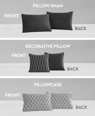 Nouveau Geometric Bed in a Bag 8-Pc. Comforter Set, Queen