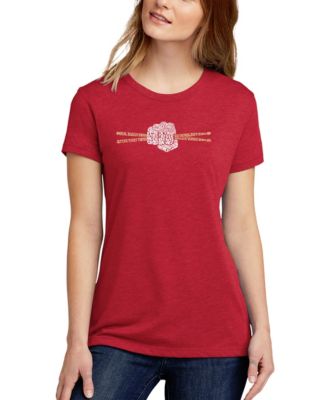 Women's Premium Blend Drum Sticks Word Art T-Shirt