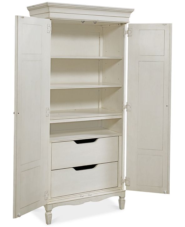 Furniture Sag Harbor White Tall Cabinet & Reviews ...