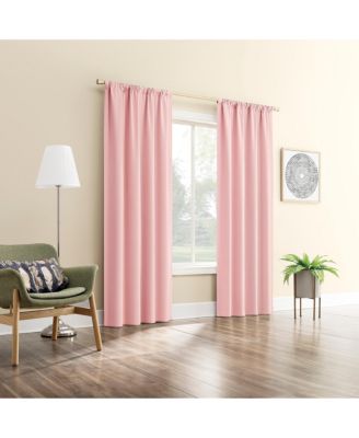 Karina Textured Blackout Rod Pocket Curtain Panel