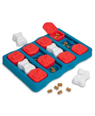 Paw N Play Interactive Dog Puzzle Level 2 Intermediate Enrichment Treat Feeder Slow Eating Mental Stimulation