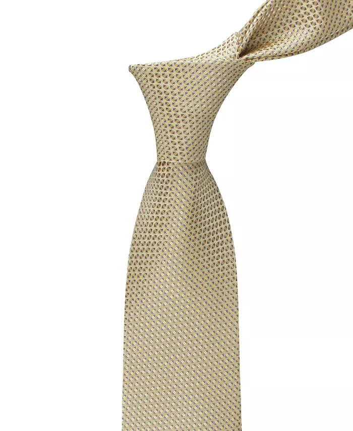 Men's Hans Micro Geometric Motif Pattern Tie - thumbnail 10