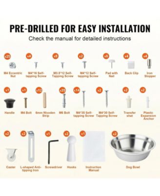 Elevated Pet Feeding Station with Storage for Small Dogs