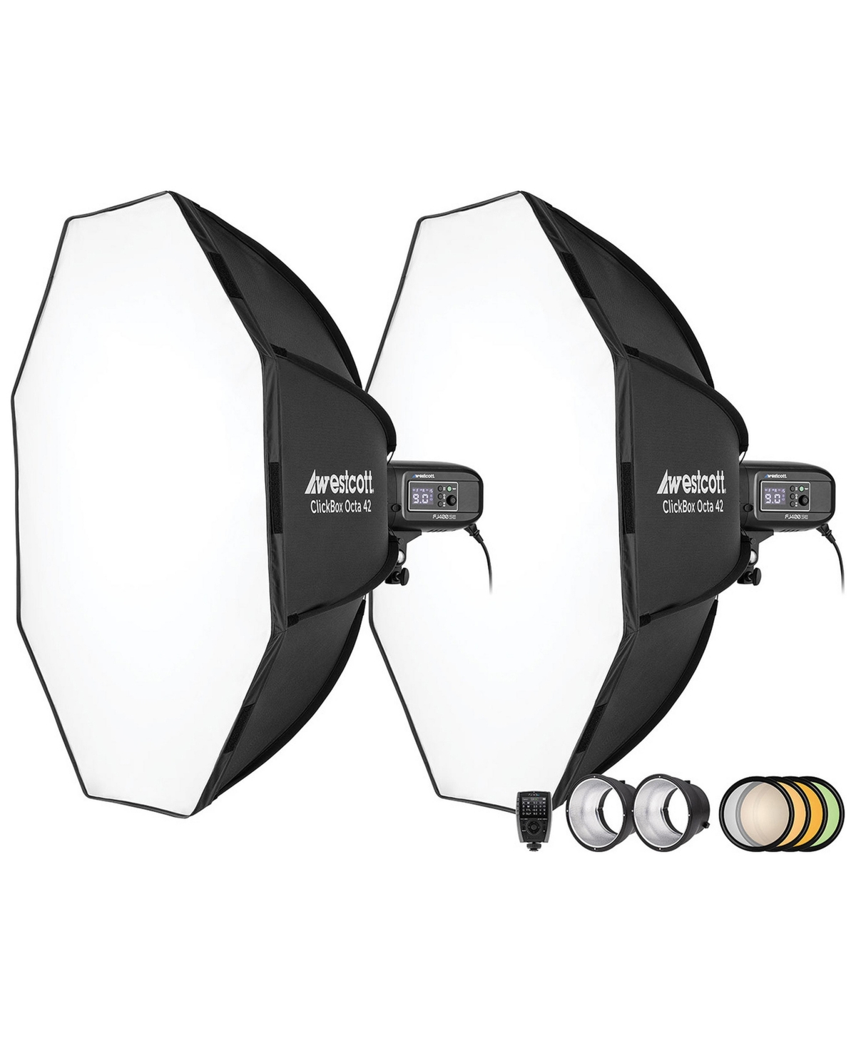 Westcott FJ400-se 2-Light Studio Strobe Kit with Fj-X3 M Multi-Brand Wireless Trigger - Black