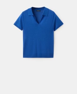 Selection Women's Lyocell Polo-Neck Sweater