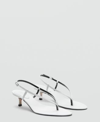 Selection Women's Straps Heeled Leather Sandals