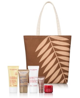 Free 8-Pc Gift with 85 or more Clarins Purchase - Marys Meals Nutri Lumiere 2$