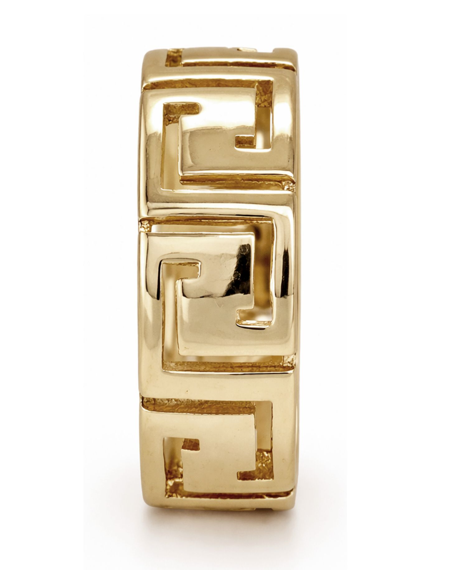 Women's Greek Key Band Ring