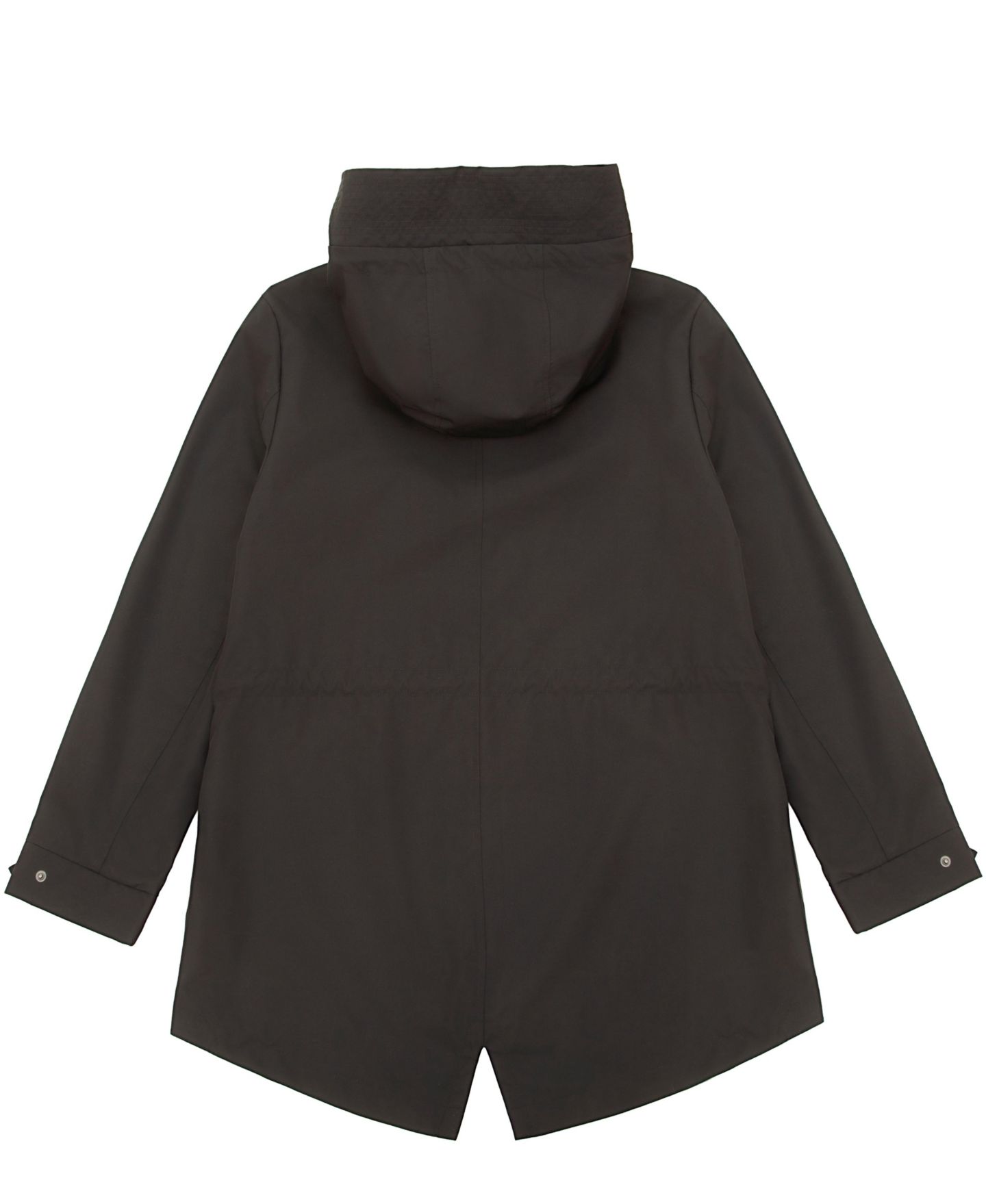 Женская куртка Rokka&Rolla Stand Collar Trench Coat Windbreaker, цвет: Чёрный — фото 5