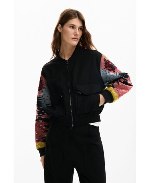 Женские куртки Desigual Jacket Sleeves Patch