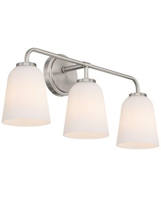 Possini Euro Bouchard 24"W Brushed Nickel 3-Light Bath Vanity Light