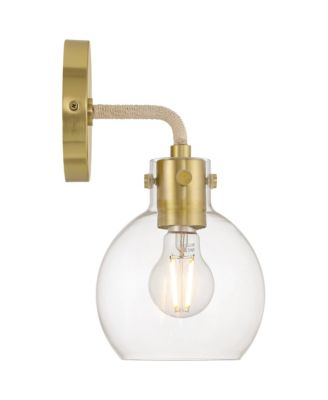 Possini Euro Wicander 11 1/4" High Antique Brass Wall Sconce Set of 2