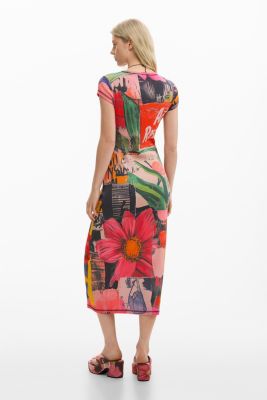Women's Printed fitted dress