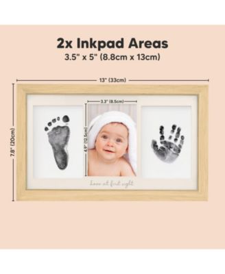 Inkless Baby Hand And Footprint Kit Frame, Mess Free Baby Picture Frame for Newborn