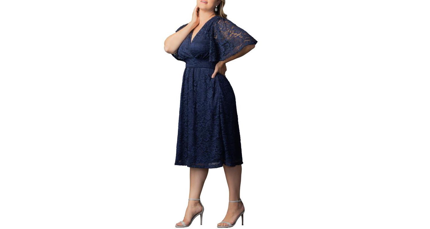 Plus Size Fable Lace Cocktail Dress