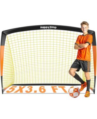 Soccer Goal 7'x5', 6.6 x3.3', 5'x3.6', 4'x3', 3'x2.2' Soccer Net for Kids Backyard