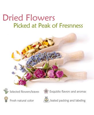 21 bags Dried Flowers Herbs Kit for Candle Soap Making