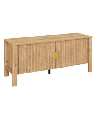 Thayer Wood TV Console with Two Doors