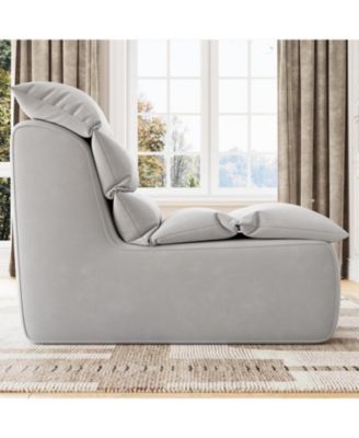 Bean Bag Chair for Adults, Fireside Lazy Sofa with Back Support, Memory Foam, Non-Slip, Living Room