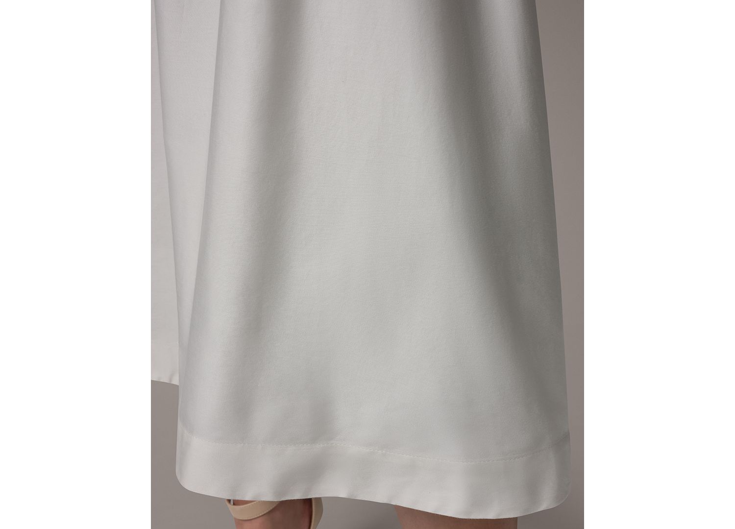 Women's Mix Media Scoop Neck Midi Dress