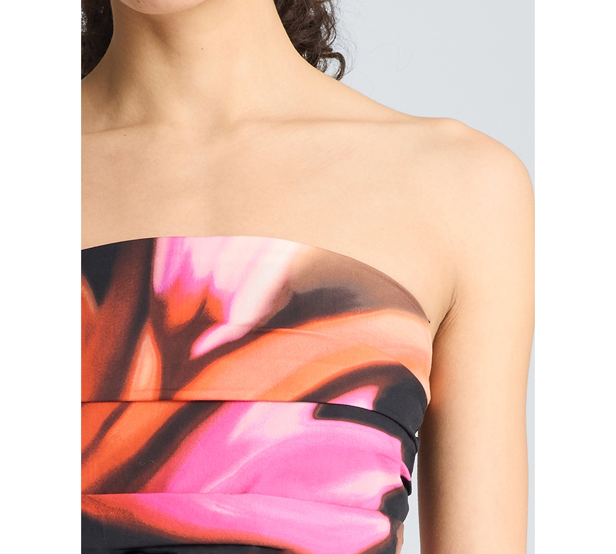 Kenneth Cole Women's Printed Strapless Mini Dress