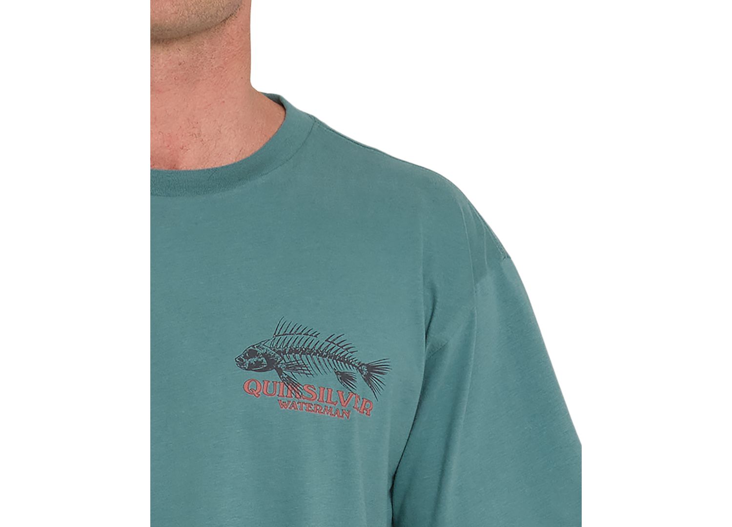 Quiksilver Men's Short-Sleeve Fish Bones T-Shirt
