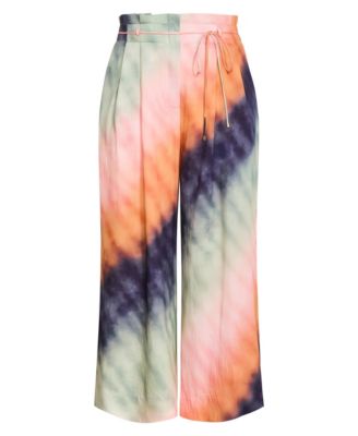 Women's Sunset Ombre Print Wide Leg Pant