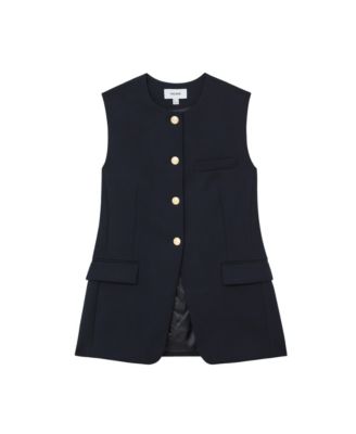 Women's Button-Through Longline Waistcoat