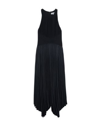 Women's Pleated Sleeveless Midi Dress