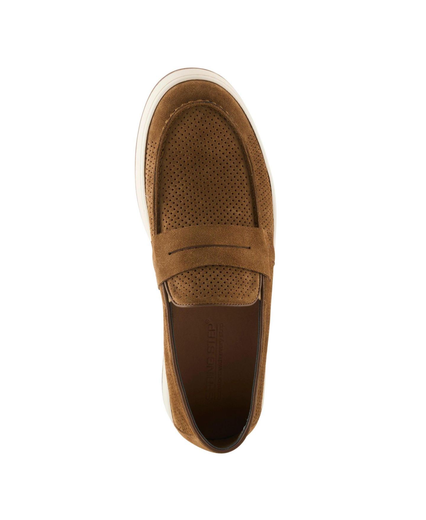 Женские туфли Spring Step Howe Loafers with Removable Insole, цвет: Верблюжий замшевый — фото 4