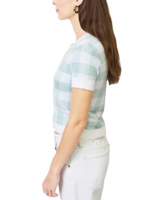 Women's Laurel Gingham Jaquard Cardigan