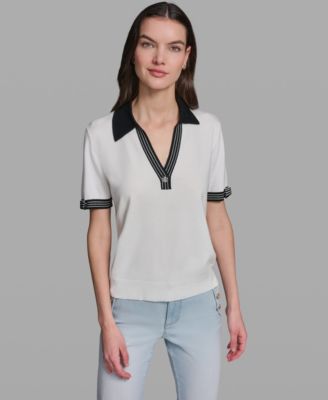 Women's Johnny Collar Sweater