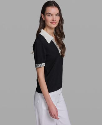 Women's Johnny Collar Sweater