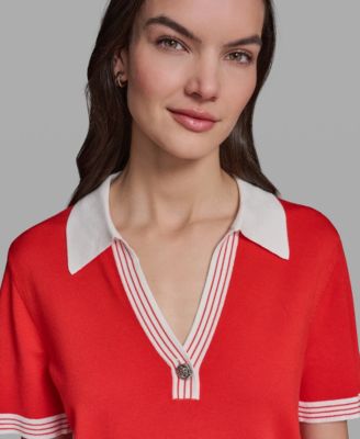 Women's Johnny Collar Sweater