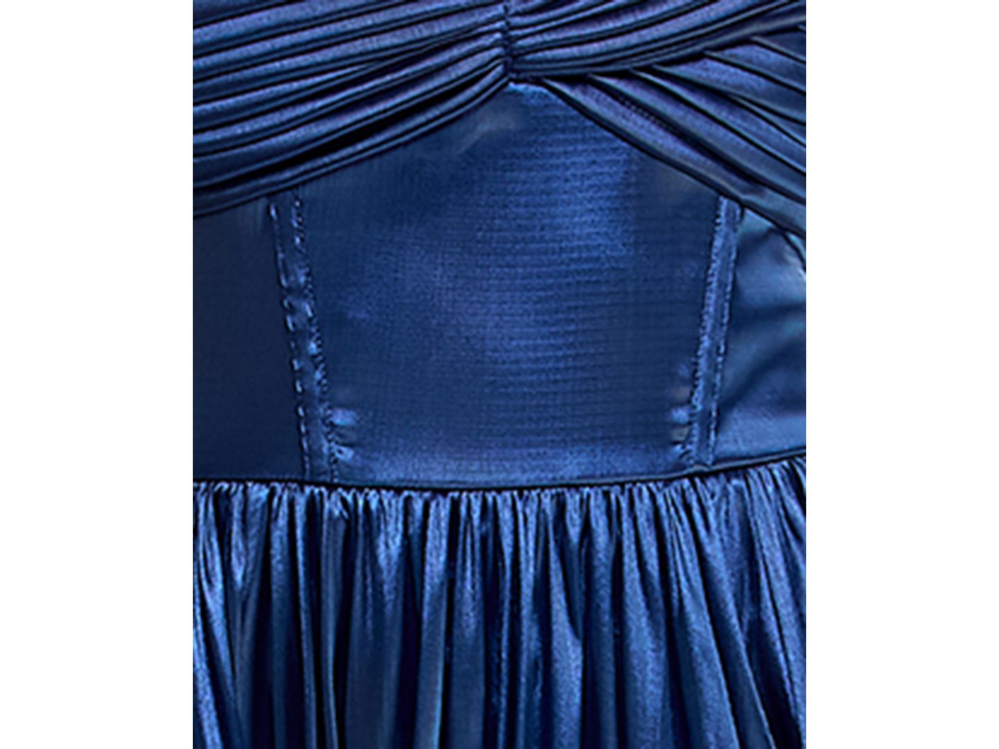 Женское платье Emerald Sundae Juniors' Sweetheart Neck Flared Midi, цвет: Яркий синий — фото 5