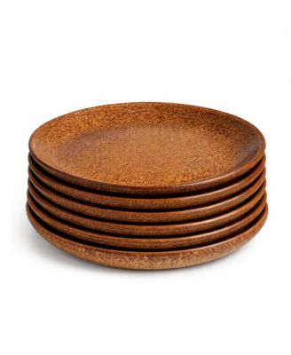 Stoneware Dinner Plates, Set of 6
