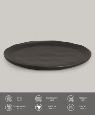 Stoneware Buffet Dinner Plates, Set of 6