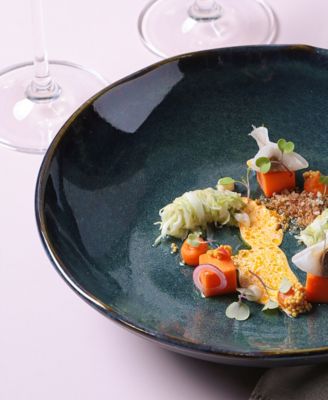 Stoneware Salad Bowls, Set of 6