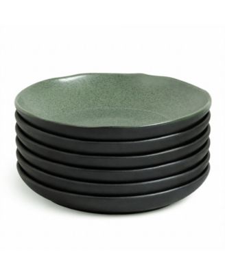 Stoneware Pasta Bowls, Set of 6