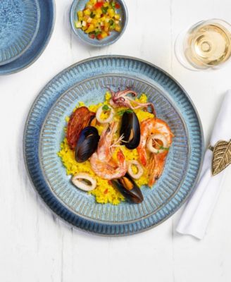 Stoneware Linhas Dinner Plates, Set of 6