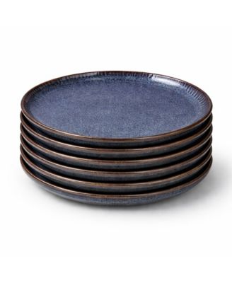 Stoneware Linhas Dinner Plates, Set of 6