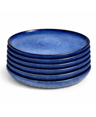 Stoneware Bread Plates, Set of 6