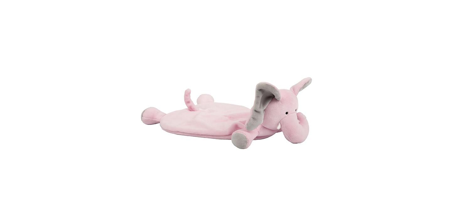 Детские мягкие игрушки Wubbanub Baby Elephant Lovey, цвет: Розовый — фото 3