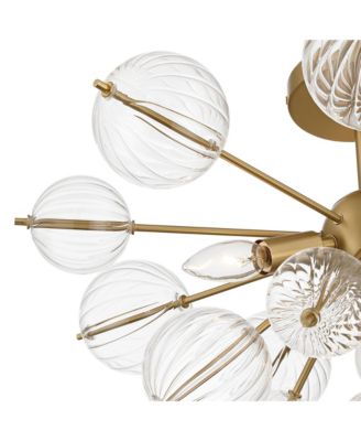 Possini Euro Magrania 23" Wide Gold Sputnik 3-Light Ceiling Light